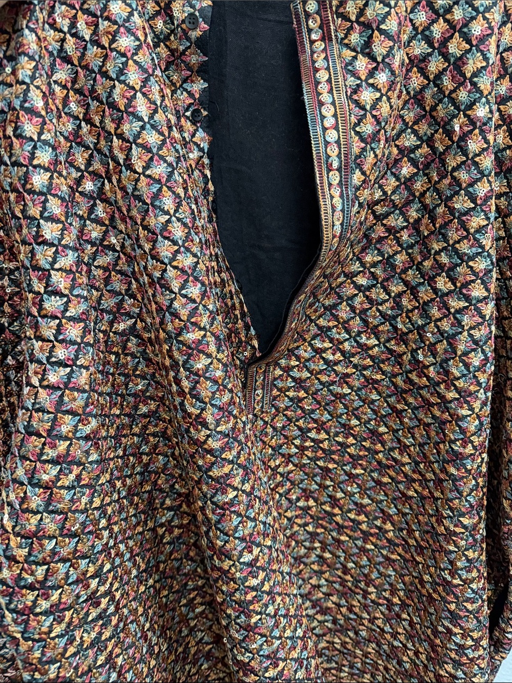Embellished Multicolor Men’s Kurta